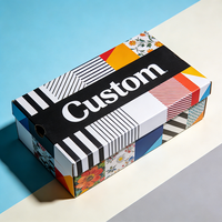 Boîte en carton ondulé personnalisée OEM avec impression de marque tendance pour l'emballage de chaussures, fournisseur en gros