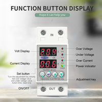 Protector de Sobretensión/Subtensión Ajustable para Riel DIN TOVPD1-63-EC, 230V, con Certificación CE, Personalizable C379
