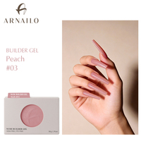 Gel Constructeur UV Sans HEMA ni TPO, Séchage Rapide, Couleur Nude, 50g, Conforme aux Normes Européennes, pour Salons de Manucure Professionnels