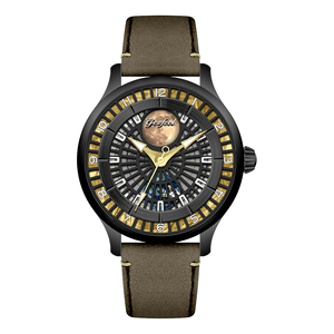 Nuevo Reloj Mecánico Personalizado para Hombre, Esfera con Fase Lunar, Correa de Cuero, Resistente al Agua 50M, Reloj de Pulsera de Lujo para Negocios - Product Image 3