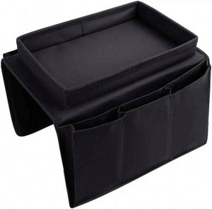 BSCI Factory Hot Sale <b>Sofa</b> Armrest <b>Tray</b> Storage Bag with Pocket Sustainable <b>Sofa</b> Armrest Home Organizer - Product Image 3