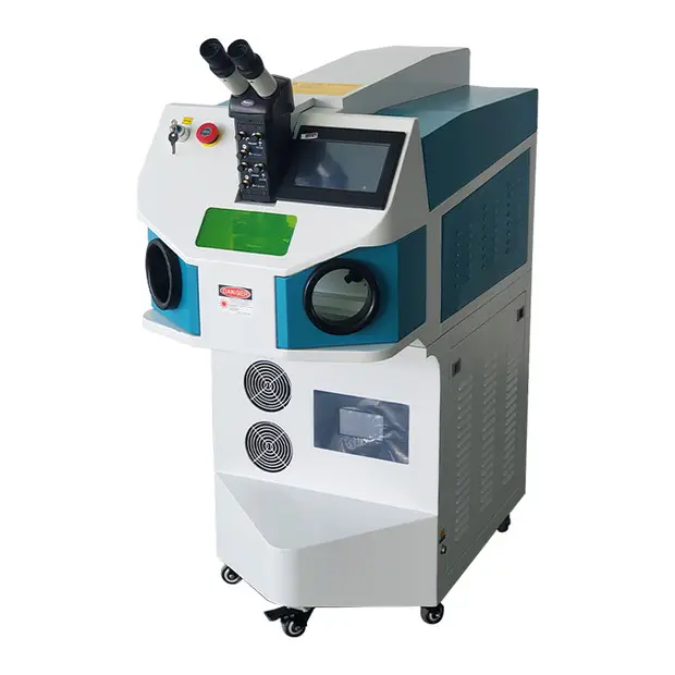 industry laser equipment 300W with CCD jewelry automatic laser welding machine for battery cells