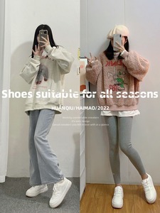 Chaussures blanches et roses pour femmes, mode printemps-été 2024, baskets décontractées, chaussures de sport et de marche - Product Image 5