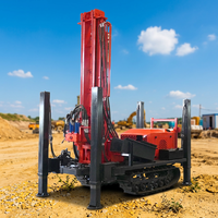 Foreuse pneumatique de puits d'eau sur chenilles portable de précision JTQZ-260, profondeur 260m, avec tuyau de forage et trépan en option, en promotion
