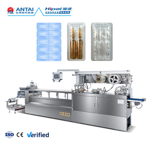 Machine d'emballage sous blister entièrement automatique et écologique ANTAI DPP-350 avec moteur pour ampoules, flacons, boîtes en aluminium et PVC - Product Image 1