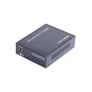 1x10/100/1000Base-TX à 1x 1000Base-FX (1550nm SMF 60km Dual SC) Convertisseur de média Ethernet Gigabit non géré