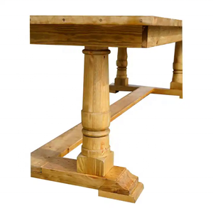 <span class=keywords><strong>Table</strong></span> de salle à manger Sunzo Furniture en <span class=keywords><strong>bois</strong></span> de planches de style farmhouse, 8 pieds, <span class=keywords><strong>table</strong></span> <span class=keywords><strong>pour</strong></span> événements et mariages - Product Image 5