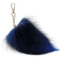 Petit porte-clés tendance en fourrure de renard de 12 cm, accessoire de sac, pendentif en peluche, accessoire de cosplay, pendentif de sac en fourrure de renard douce