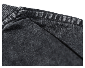 T-shirt épais personnalisé pour homme, style industriel, imprimé en relief, surdimensionné, vintage, effet vieilli - Product Image 6