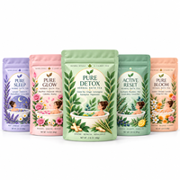 Kantong Teh Herbal OEM untuk Mandi, Sachet Herbal Bunga Alami untuk Perawatan Spa dan Mandi di Rumah