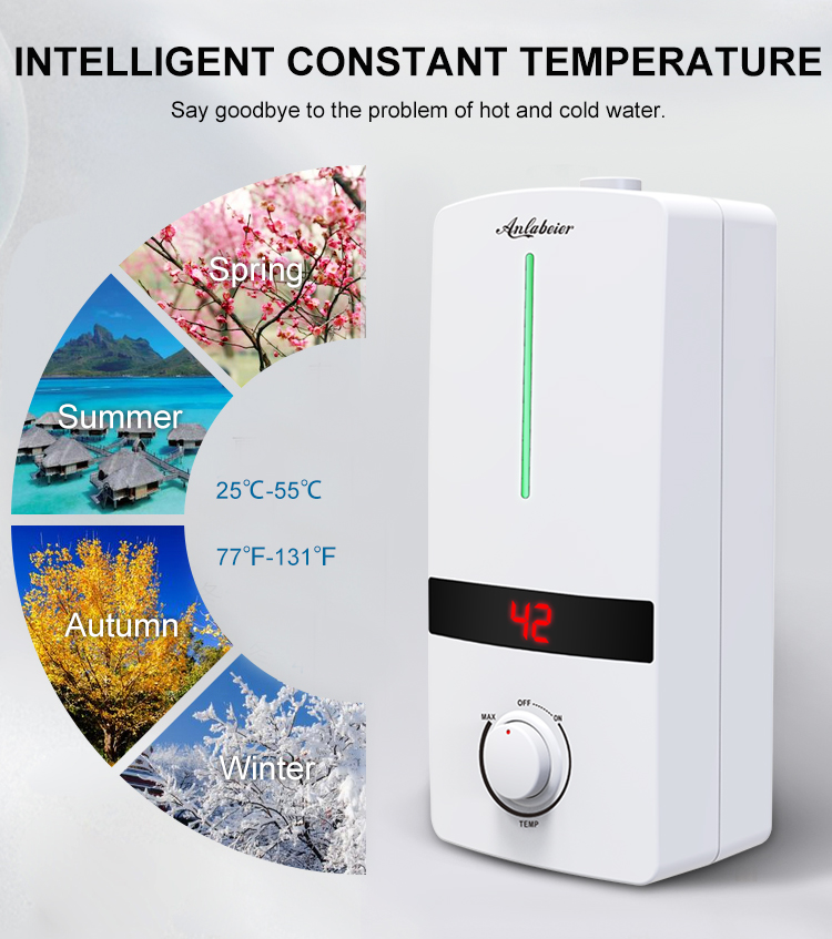 One piece delivery factory price 5500w 220V kitchen use tankless electric water heater
