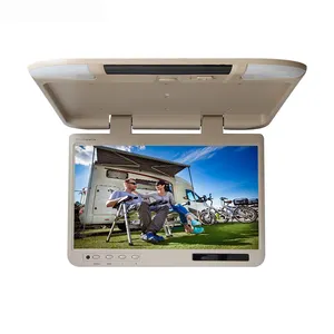 LCD Xe Màn hình hiển thị cơ giới lật xuống màn hình Roof Mount