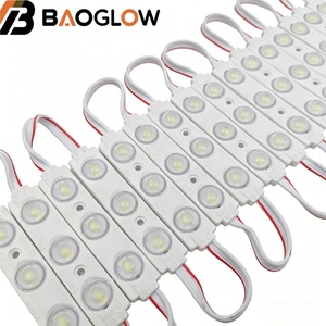 โมดูล LED SMD 2835 DC 12V IP65 กันน้ำ สำหรับป้ายโฆษณาเชิงพาณิชย์ 1.5W LED ความสว่างสูง โมดูล LED 3 ดวง - Product Image 2
