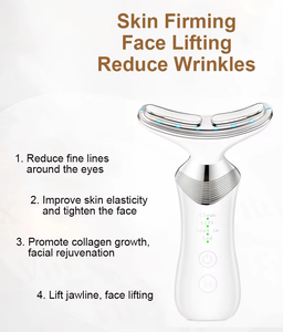 Pemijat angkat wajah & leher bergetar mikro genggam 4 dalam 1 pemijat pengangkat wajah dan leher kualitas tinggi - Product Image 6