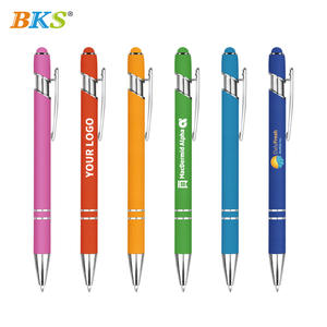 BKS高品質カスタマイズロゴスタイラスボールペン金属ボールペン販促用 - Product Image 3