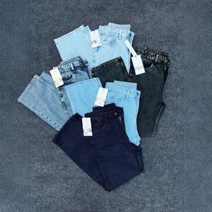 Pantalones <span class=keywords><strong>Vaqueros</strong></span> de Mezclilla de Pierna Recta Casuales de Invierno para <span class=keywords><strong>Hombre</strong></span>, Lavados, Medianos, Modernos, Versátiles, de Marca, al por Mayor, Tipo Cargo - Product Image 6