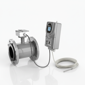 DN65-DN600 Elektrischer Magnetischer Wärmezähler Präzise Wärmeenergiemessung Klasse 2 Genauigkeit Edelstahlkonstruktion - Product Image 2