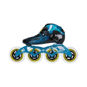 أحذية تزلج احترافية بثلاث عجلات من ألياف الكربون للمراهقين، إطار من الألومنيوم وعجلات من السبائك - Product Image 4