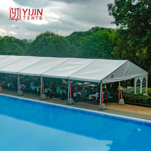 Tente de réception géante et élégante en PVC pour événements extérieurs, 1000 places, préfabriquée et décorative - Product Image 1
