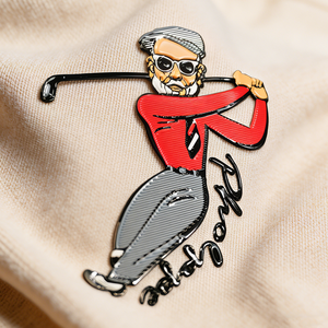 Écologique Marque Personnalisée Métal Mat Argent Logo Tag Vêtements Fer sur Étiquettes Embossées Tpu Patches pour Vêtement - Product Image 2