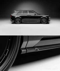 For <b>Rolls</b>-Royce Cullinan Carbon Fiber Body <b>Kit</b> Cullinan Upgraded UB Style Front and Rear Bumpers Side Skirts Spoilers Hood - Product Image 3