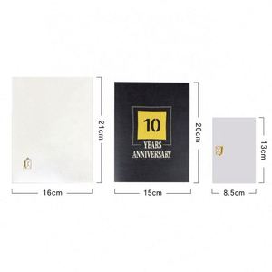 Carte de vœux 3D pop-up pour 10e anniversaire, carte pop-up de luxe pour anniversaire, mariage, célébration d'entreprise - Product Image 4