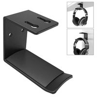 Penyangga Headphone Akrilik Ramah Lingkungan PMMA untuk Dinding, Dudukan Headset, Braket Display Meja 50x64mm Warna Sesuai Pesanan