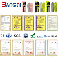 Semelles intérieures de massage confortables en gros avec soutien de la voûte plantaire et absorption des chocs, inserts sportifs 4D Cloud