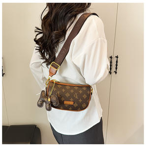 Sac à bandoulière vintage en cuir PVC de luxe 2025, sac à main pour femme, usage quotidien, bandoulière simple, polyester imperméable - Product Image 5