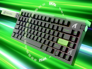 คีย์บอร์ดเกมมิ่ง ATTACK SHARK R85HE แบบมีสาย สวิตช์แม่เหล็ก คีย์บอร์ดแบบ Gasket Hot Swappable สำหรับเกมเมอร์ FPS Valorant บน PC - Product Image 3