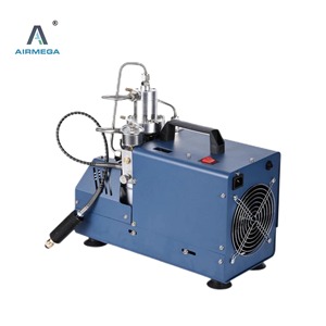 Compresseur d'air électrique haute pression Airmega 30Mpa 4500Psi monocylindre arrêt automatique plongée extérieur PCP - Product Image 1