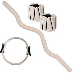 Kit de Accesorios de Pilates Ecológicos de Fábrica al por Mayor: Pesas de Tobillo, Deslizadores, Bola para Yoga, Banda de Resistencia y Anillo de Yoga para Mujer - Product Image 6