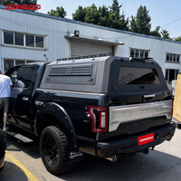 Capot rigide en alliage d'aluminium pour pick-up avec panneaux latéraux MOLLE et porte arrière solide pour GMC Canyon