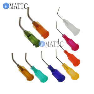 Distribution de colle fluide à usage industriel 1/2 pouces 45 degrés coudé 14G-27 jauge Luer Lock <span class=keywords><strong>seringue</strong></span> de distribution pointe d'aiguille - Product Image 4