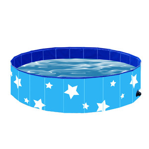 Pool Dog Dogs Custom Premium Portable PVC Plastic Inflatable Folding Pet Paddling Bath Pool Foldable Dog Swimming Pool For Small Large Dogs