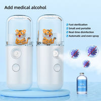 Vaporizador Facial Nano con Logotipo Personalizado, Dispositivo Portátil de Vapor Facial Hidratante para el Cuidado de la Piel, Salón, Hogar y Viajes