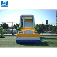 Toboggan aquatique gonflable géant personnalisé pour parc aquatique, parc d'attractions
