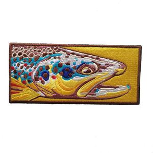 Patch brodé en chenille de haute qualité avec logo animal, thermocollant, personnalisé, pour vêtements - Product Image 2