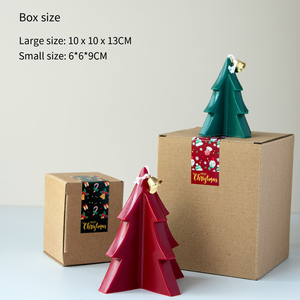 Molly Glory Custom Christmas Tree Shape Soy Wax Scented <b>Candle</b> for Home Decor - Product Image 4