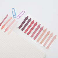 Memo Note Pet Colorful Custom Printed Arrow Memo Pad Rectangular Pet Sticky Notes