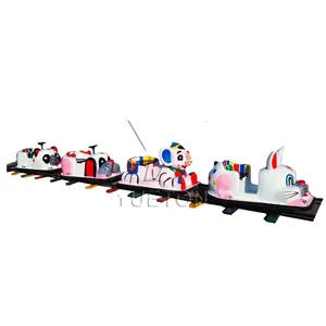 Zhengzhou Yueton Atracciones De Feria En Venta Kids Electric Track Train Machine Trains