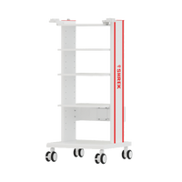 Chariot d'endoscopie médicale 2D en acier inoxydable Shrek 303, chariot laparoscopique à plusieurs niveaux pour hôpital