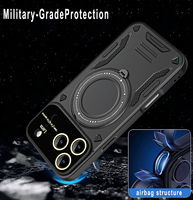 Étui de protection de la caméra pour iPhone 17 Pro Max 17 Étui blindé antichoc pour iPhone 16 Pro Max 15 Plus 14 Pro 13