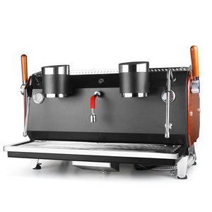 Máquina de Espresso Comercial de Gran Capacidad de 12L, Doble Semiautomática, de Alta Resistencia, para Uso en Hoteles y Hogares, Compatible con EU/US - Product Image 1