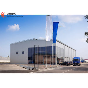 מבנה פלדה קל מבנה מחסן זול לבניית מתכות ומפעלים בניין תעשייתי - Product Image 4