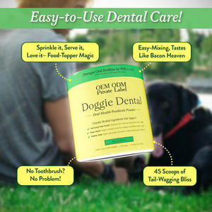 Polvo Dental Natural recomendado por veterinarios para perros, gatos, cuidado bucal, suplemento <span class=keywords><strong>de</strong></span> limpieza <span class=keywords><strong>de</strong></span> dientes, eliminación <span class=keywords><strong>de</strong></span> sarro, placa ambientadora - Product Image 3