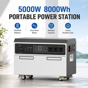 Estación de Energía Portátil Extraíble LiFePO4 K-50T-B 5000W 8000Wh Solar MPPT Onda Sinusoidal Pura Tipo-C/USB para Uso en Interiores y Exteriores - Product Image 3