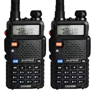 Baofeng-Radio de radioaficionado de mano de doble banda VHF UHF para uso comercial, alta calidad, UV-5R