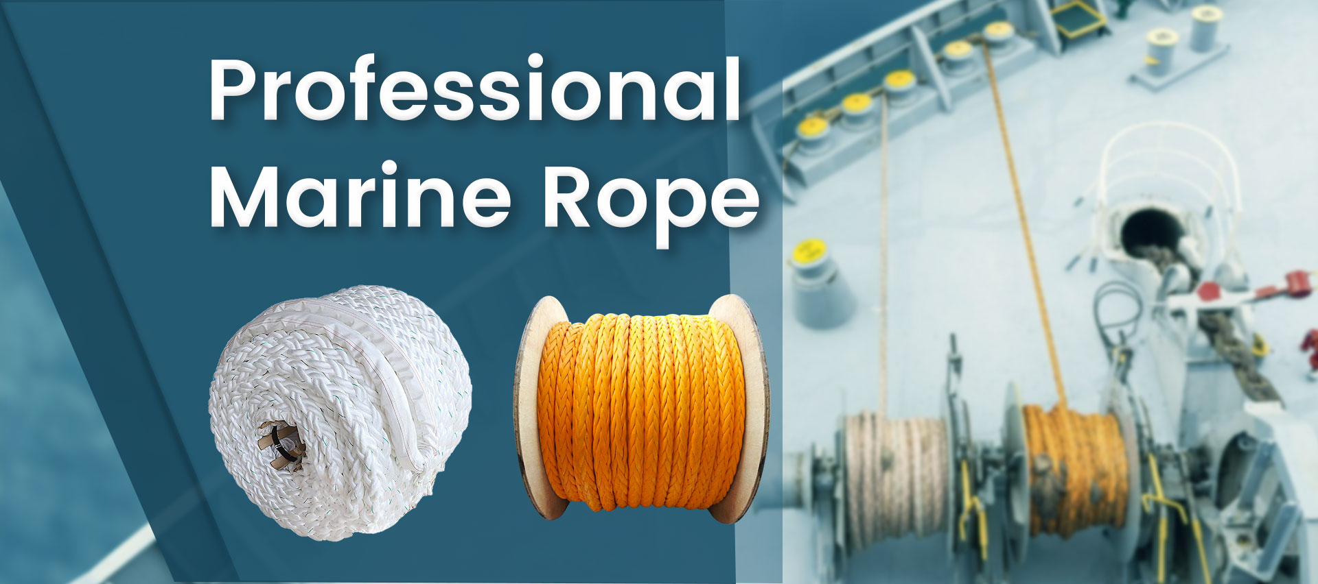 Marine Accessories 12 Strand Uhmwpe Rope Marine Boat Rope For Ships