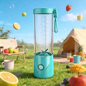 Licuadora Portátil Inalámbrica de 550 ml al por Mayor, Vaso Exprimidor de Frutas con Carga USB, Mini Licuadora con Logotipo Personalizado para Viajes y Gimnasio - Product Image 1